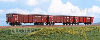 ACME 45197 DB Cargo 3er Set Tamns895 Wagen mit Teilen und Graffiti,