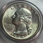 1932 P Silver Quarter-Choice Better Early Date First of Washington Series EF
