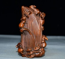Exquisite Small Leaf Boxwood Five Mouse Fortune Ornament
