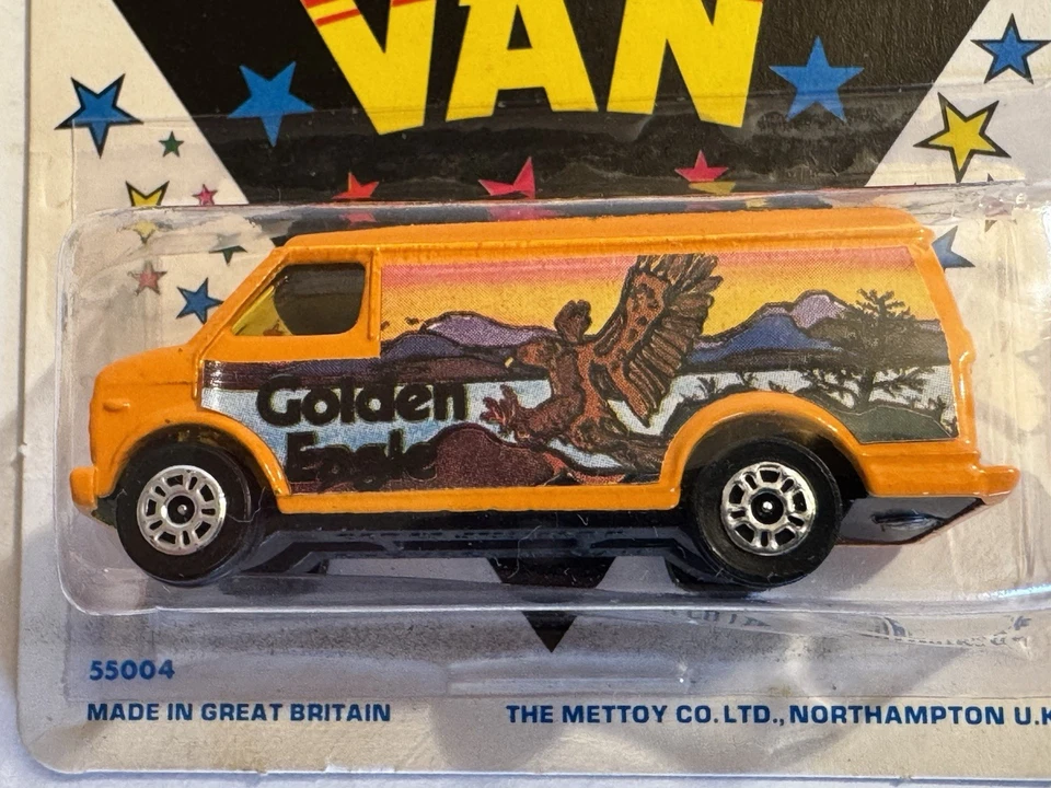 Corgi Junior 91 GOLDEN EAGLE Chevrolet Van 1976 OVP in Blisterverpackung UK - Bild 3 von 4