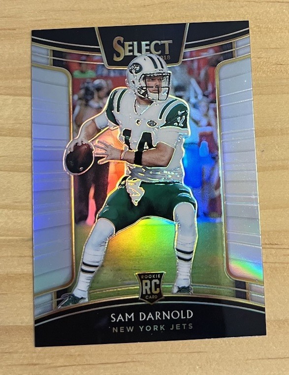 2018 Panini Select - Concourse Sam Darnold #18 Silver Prizm (RC)