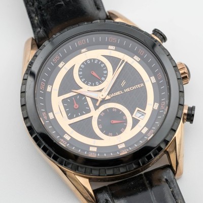 DANIEL HECHTER DH21-1 All Quartz Analog Men's Watch New Battery Needs a new Band