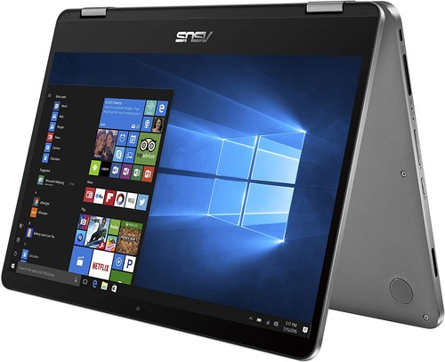 ASUS J401MA-PS04T 14" 2-in-1 Touch Laptop Intel Celeron N4020 4GB 128GB Win10 - Picture 7 of 7
