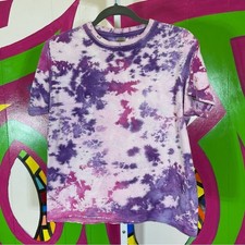 Gildan Heavy Cotton, Purple Tie Dye T-Shirt. Youth Large. Excellent condition 