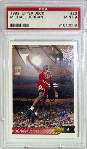 Michael Jordan 1992 Upper Deck #23 PSA 9 (MINT) Basketball Card