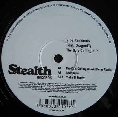 Vibe Residents - The DJ's Calling E.P (Part 2), 12'', (Vinyl)