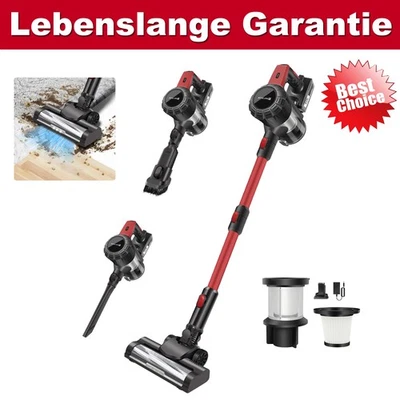 DAYPLUS 6 IN 1 Akku Staubsauger Upright Kabelloser Handstaubsauger 2000W 20000Pa