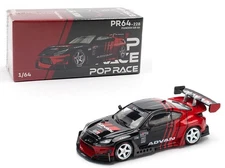 Pop Race 1:64 Toyota GR86 Pandem Advan Livery Diecast Model Car PR640228