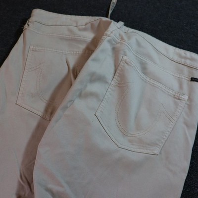 True Religion Mens 36 Khaki Pants Vintage Y2k Skater Grunge 2000s Retro