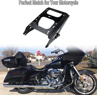 2-Up Luggage Rack For Harley Touring Accessories Road King Street Glide 2009-13