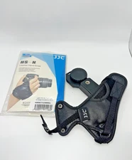 JJC HS-N Leather Camera Hand Strap for DSLR Cameras with Tripod Mount Base