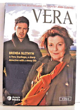 Vera Season 1 DVD Set 4 Disc Brenda Blethyn Acorn Media British Crime Mysteries