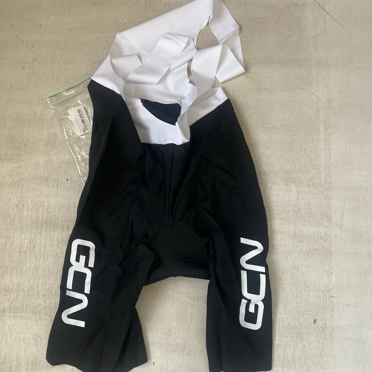 New - GCN Premium Aero Cycling Bib Shorts - Black Medium