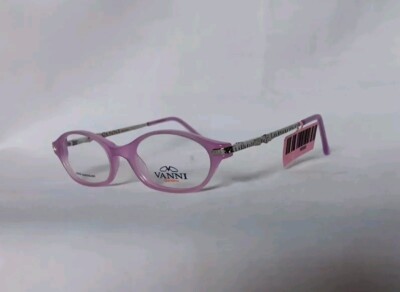 Vanni KIDS VK021-221 Eyeglass Frames Purple/Silver 43 16-125, NWT