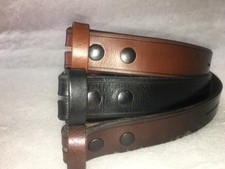 HANDMADE FULL GRAIN LEATHER BELTS (CLIP UP BELT RANGE)11/2 in (38 mm) wide