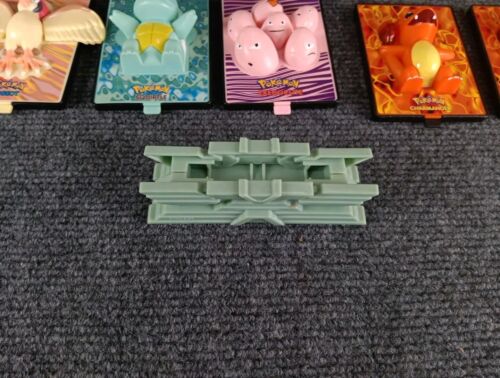 Pokemon 3D Power Action Cards 2000 Film BK Meal Toys lotto di 11 e porta carte - Foto 6 di 15