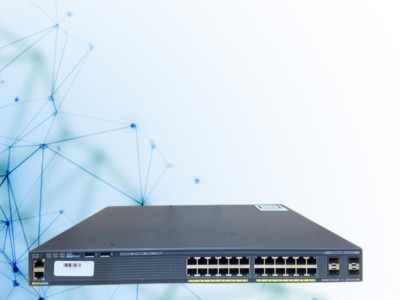 Cisco WS-C2960X-24PS-L V04 24-Port Rack Mountable Ethernet Switch