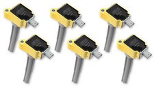 Accel Yellow Supercoil For 2016 Ford Lincoln V6 2.7l Ecoboost 6 Pack Edge Mkx