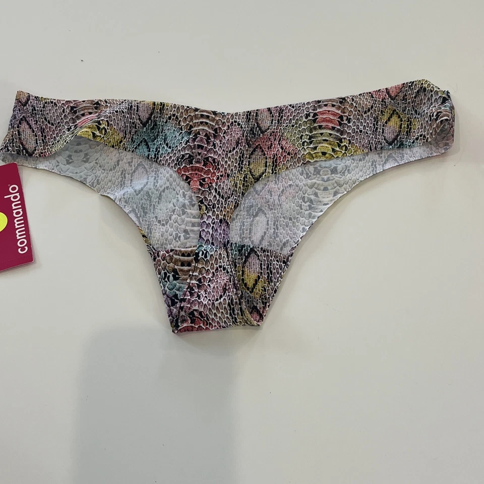 Commando Classic Print Thong Pastel Snake Size M/L - Image 2 of 3