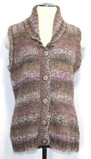 NEW Woolrich Kendal Creek Shawl Collar Button Lambswool Vest 13725 Womens Size M
