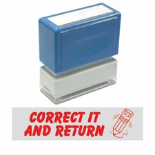 COMPLETE IT AND RETURN - Teacher Stamp JYP PA1040 Pre-Inked Rubber Stamp