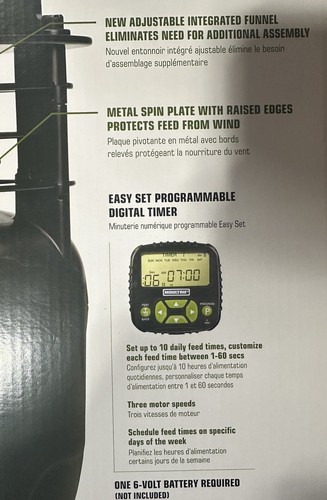 Moultrie PRO HUNTER II Programmable Wild Game Feeder Kit MFG-13448 Loc#EB56 - Picture 5 of 8
