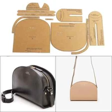 1Set DIY Acrylic Template New Trendy Wild Shoulder Messenger Bag Leather Craft