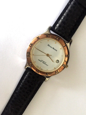 Hugo Maxx Watch HUGO MAXX WHITE DIAL QUARTZ MANS WRIST WATCH RUNS