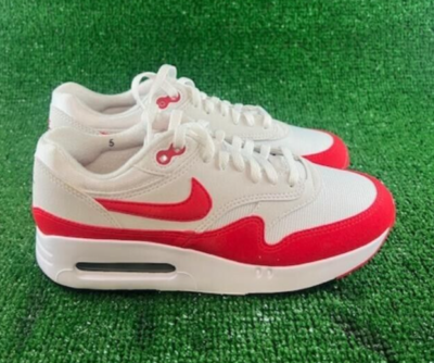 Men Nike Air Max 1 '86 OG 'Signal Red' White Golf Shoe FQ3272-107