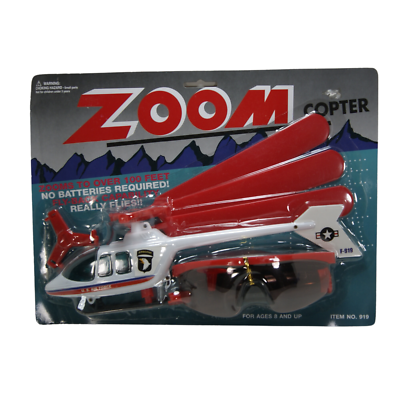 U.S. AIR FORCE - ZOOM COPTER - Flies Over 100 FT. No Batteries