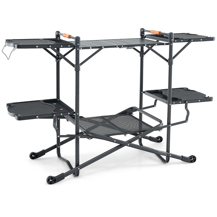 Buy Outdoor Camping Kitchen Table Folding Portable Cook Station