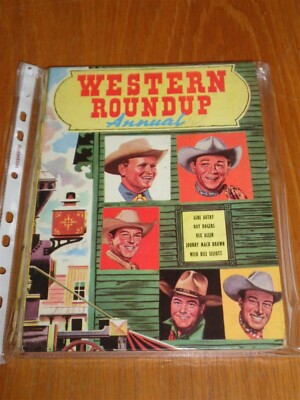 WESTERN ROUNDUP 1958 BRITISH ANNUAL VG  