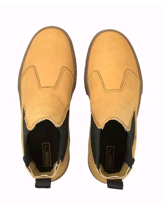 W MAYZE CHELSEA SUEDE　382829 04 Puma Mayze Chelsea Suede Boot Women's Size 8 Platform Gum