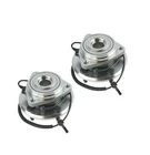 2 New Front Passenger & Driver Wheel Bearing & Hub for Jeep Wrangler Wrangler JK