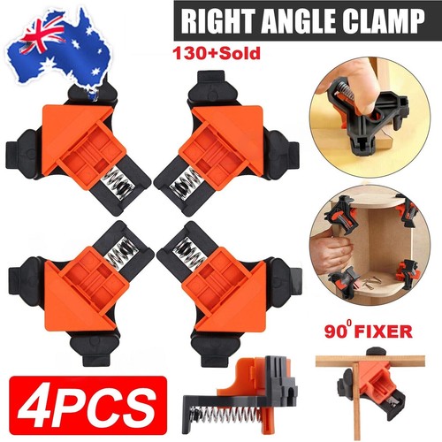 4PCS Multifunction 90°Right Angle Clip Clamp Corner Holder Woodworking