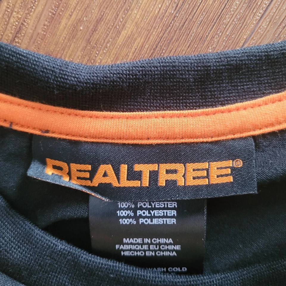 Realtree Black-Camo Long Sleeve Poly T-Shirt Men's L - Image 4 of 4