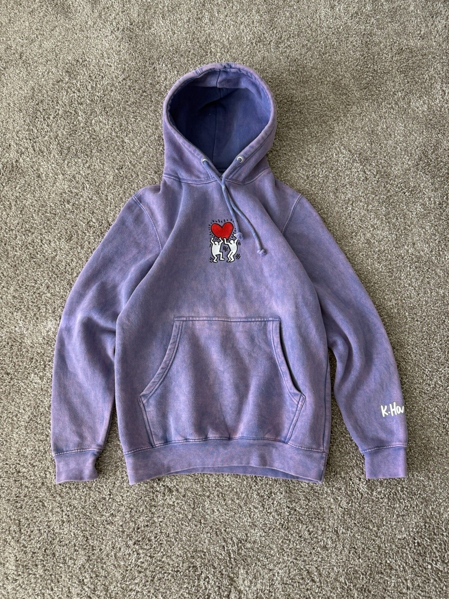 Keith Harring Hoodie Sweatshirt Size Small