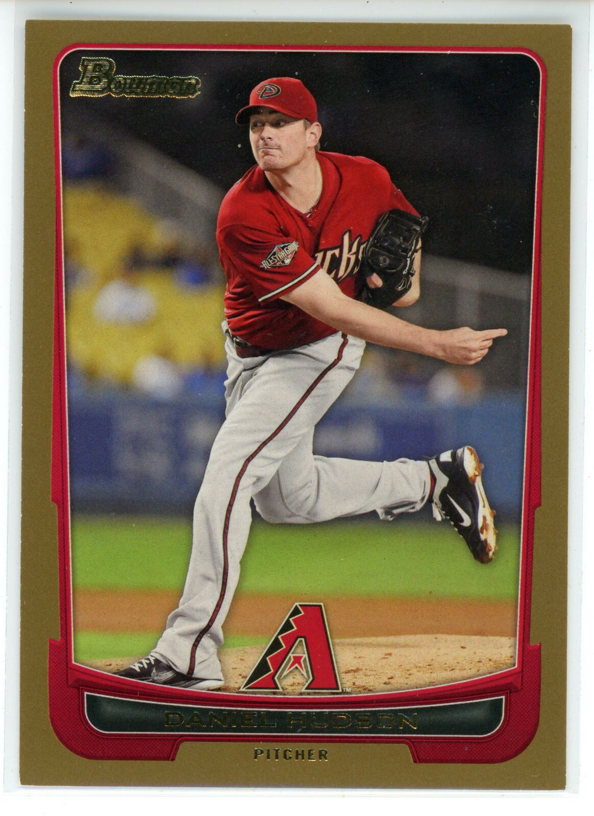 2012 Bowman Gold #19 Daniel Hudson (Diamondbacks)