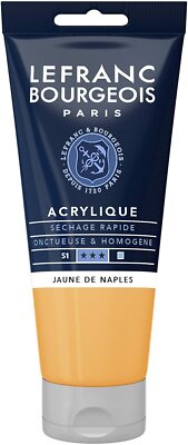Lefranc Bourgeois Acrylique 300397 Jaune De Naples 80 ML