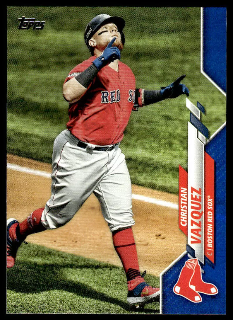 Christian Vazquez trading card