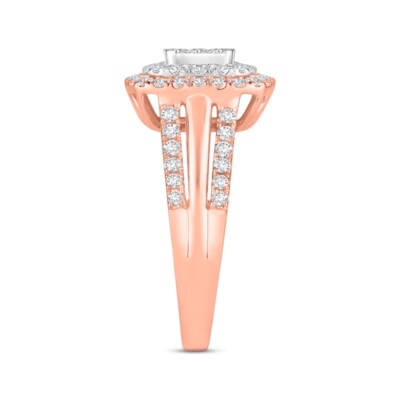 Kay Jewelers Engagement Ring ct tw Princess/Round 10K Two-Tone