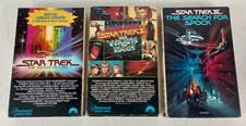 Star Trek 1 2  3 Betamax Cassette Motion Picture Wrath of Khan Search Spock