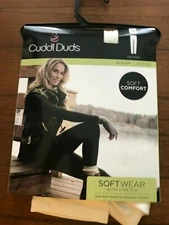 New Women's Cuddl Duds Gray Warm Soft Comfort Layers Leggings M