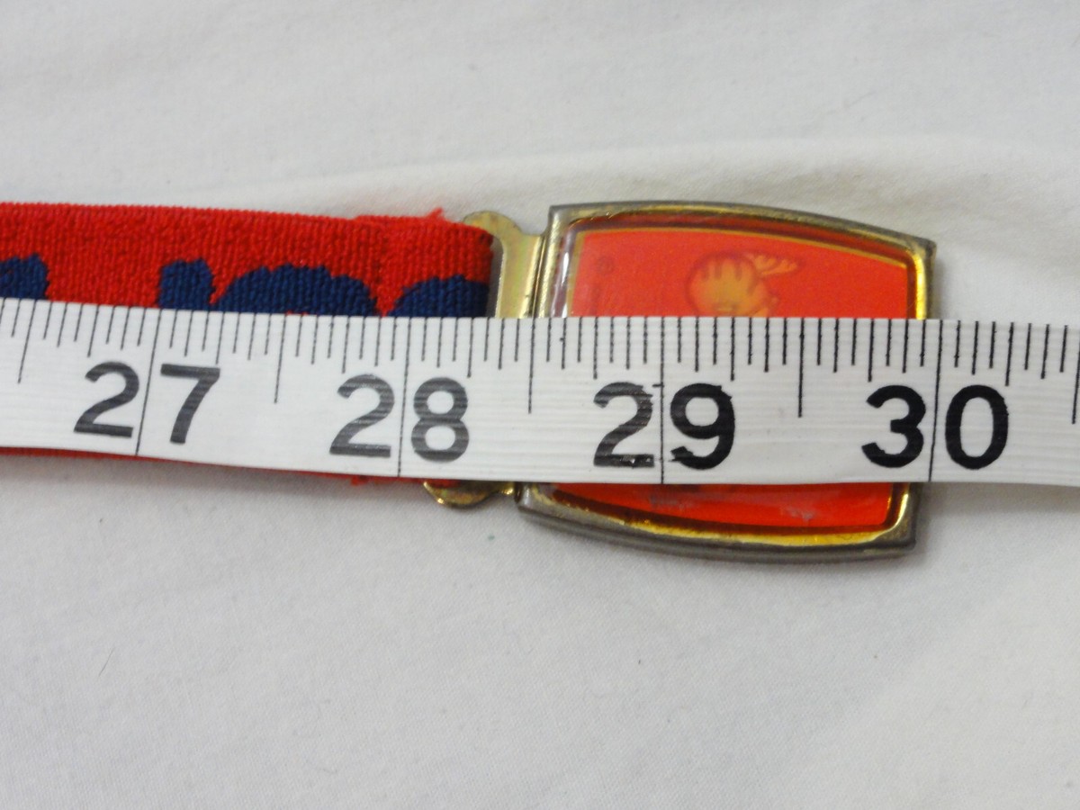Rare Vintage Snoopy Peanuts 1950s Adjustable Elastic Belt VINTAGE PEANUTS SNOOPY Adjustable Elastic Kids Belt Charlie  main image 3