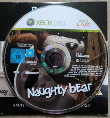 Naughty Bear Microsoft Xbox 360 Spiel nur Disc 