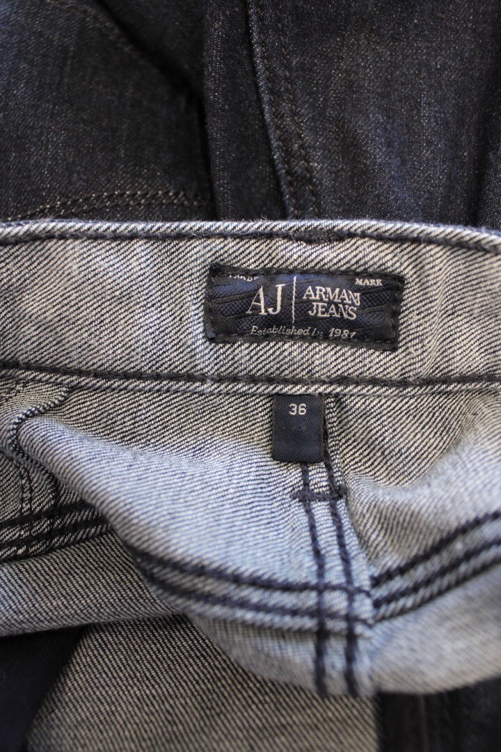 Men's ARMANI JEANS Dark Blue Regular Fit Jeans W36 L32 E35 eBay