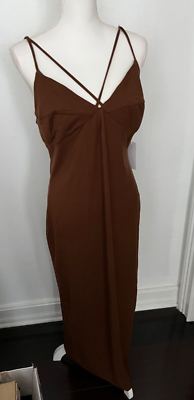 Reformation Lainey Dress Brown Maxi Strappy Casual Beach Brunch Workwear NWT | eBay Reformation Lainey Dress Brown Maxi Strappy Casual Beach Brunch Workwear NWT | eBay