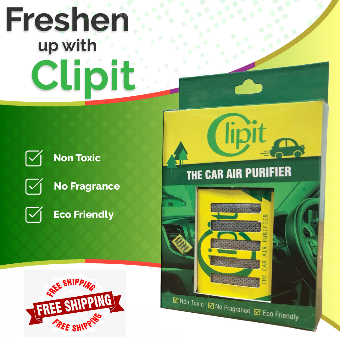 Clipit Vehicle Air Purifier/Odour Remover Best Car Odor Eliminator