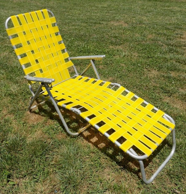 aluminum folding chaise