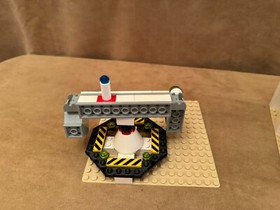 6455 LEGO Complete Town: Space Simulation Station vintage set with instructions